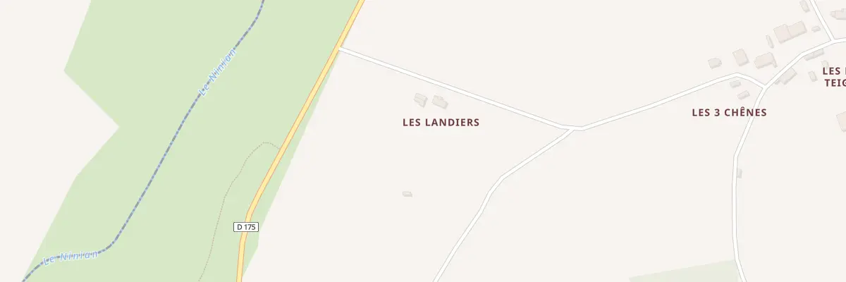 Plan du 1 Tressan à La Trinité-Porhoët