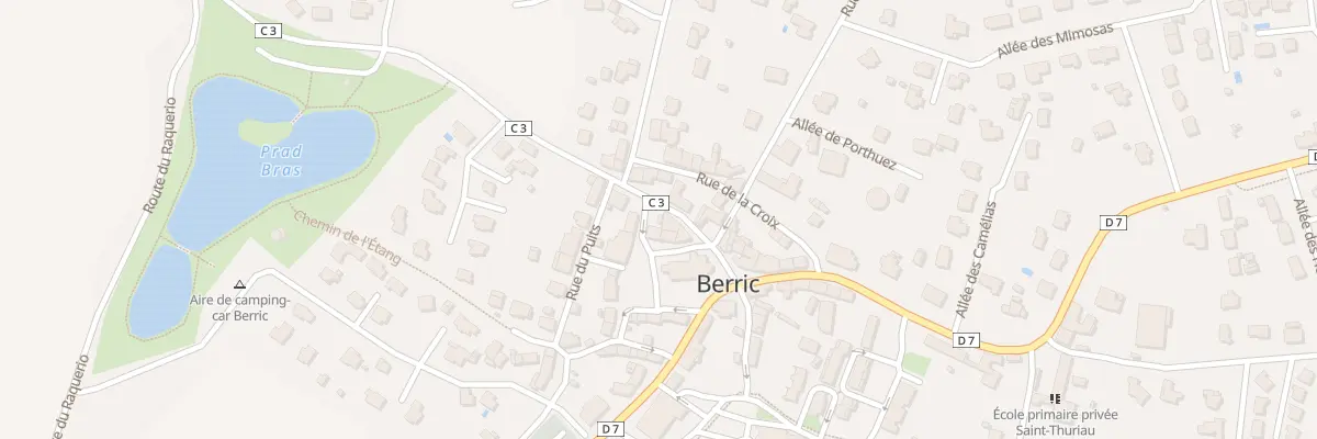 Plan du 6 Pl de l’Eglise à Berric