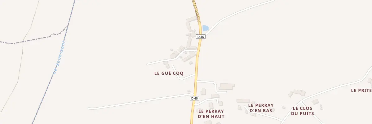 Plan du 3 Le Gué Coq à Saint-Glen