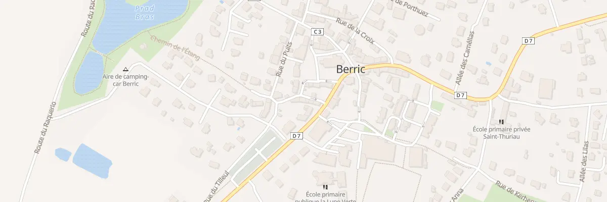 Plan du 8 Rue du Verger à Berric