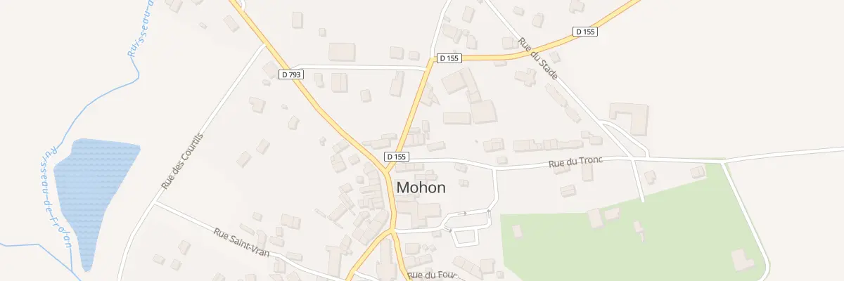 Plan du 3 Rue du Tronc à Mohon