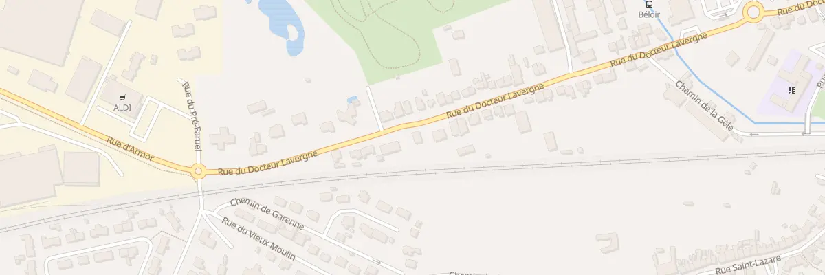 Plan du 77 Rue Docteur Lavergne à Lamballe-Armor