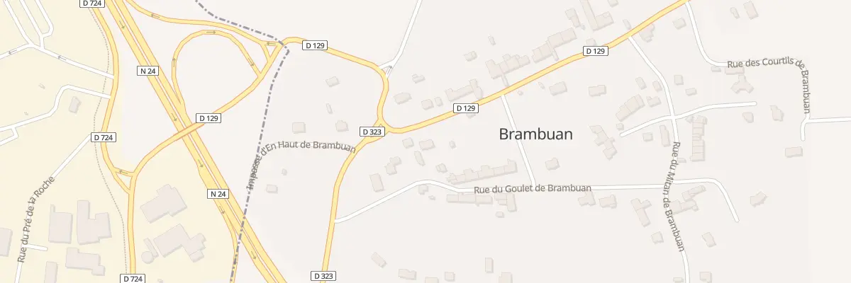Plan du 10 Rue d’En Haut de Brambuan à La Croix-Helléan