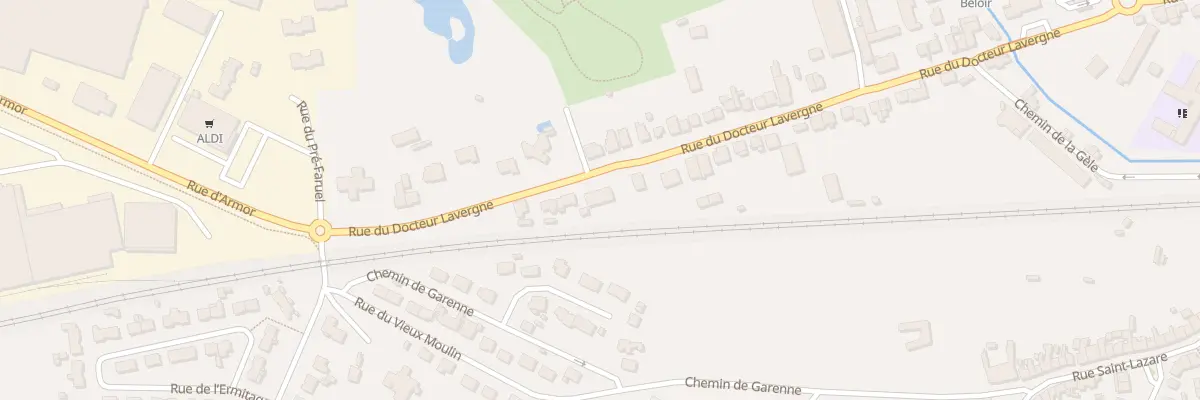 Plan du 79 Rue Docteur Lavergne à Lamballe-Armor