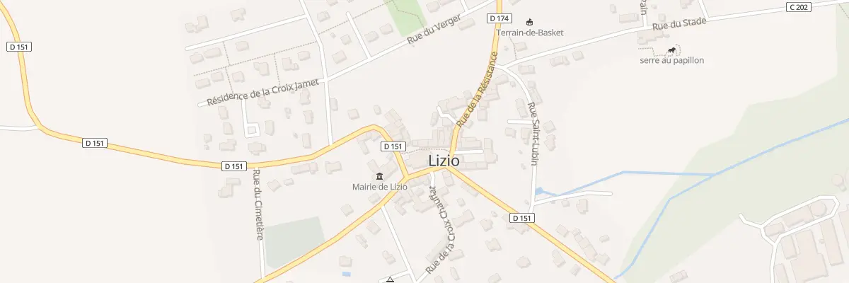 Plan du 1 Pl du Cdt Guimard à Lizio