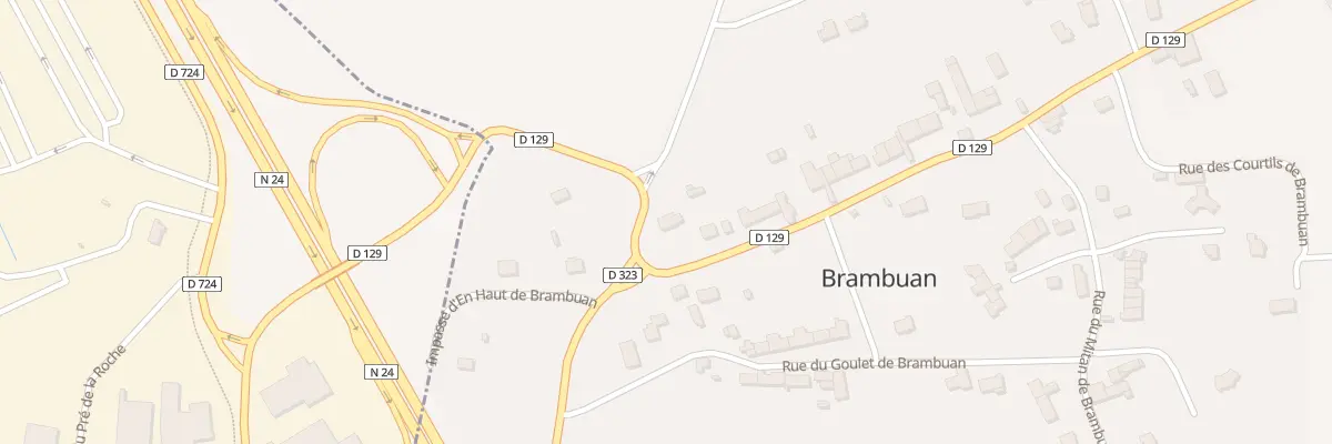 Plan du 7 Rue d’En Haut de Brambuan à La Croix-Helléan