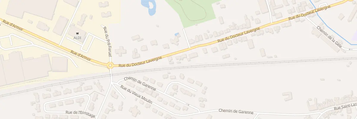 Plan du 81B Rue Docteur Lavergne à Lamballe-Armor