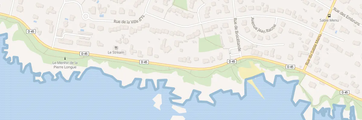 Plan du 25 Av de la Pierre Longue (Rd45) au Croisic