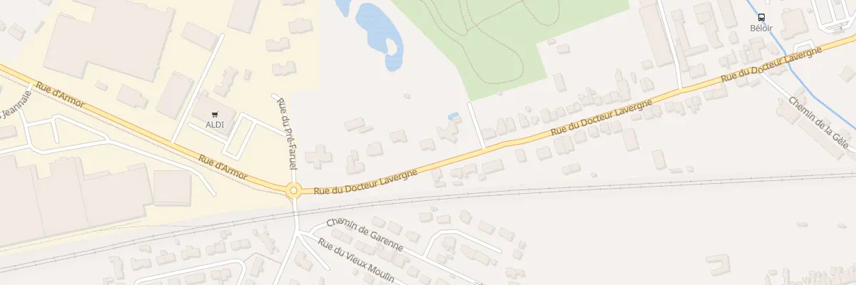 Plan du 88B Rue Docteur Lavergne à Lamballe-Armor