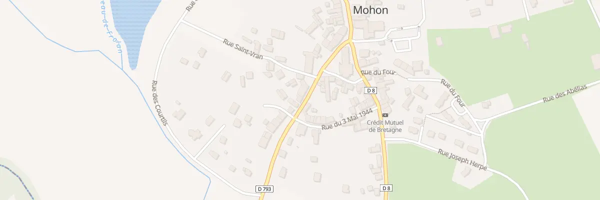 Plan du 6 Rue du Moulin à Mohon