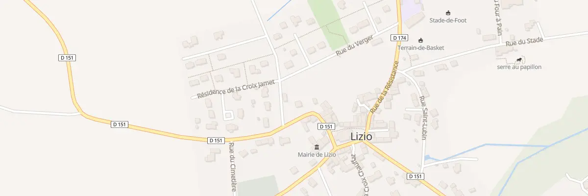 Plan du 8 Rue Colin à Lizio