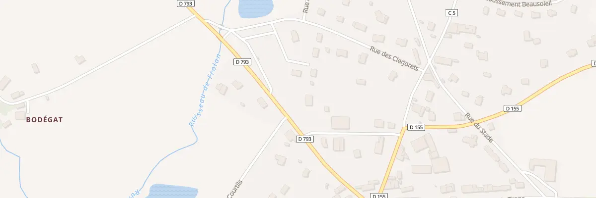 Plan du 2 Rue du Porhoët à Mohon