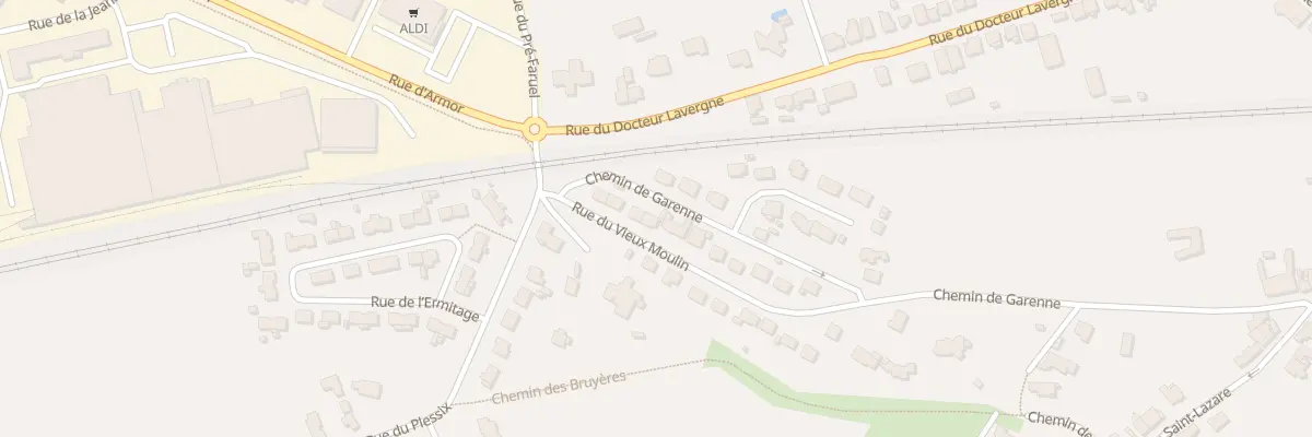 Plan du 7 Rue du Vieux Moulin à Lamballe-Armor