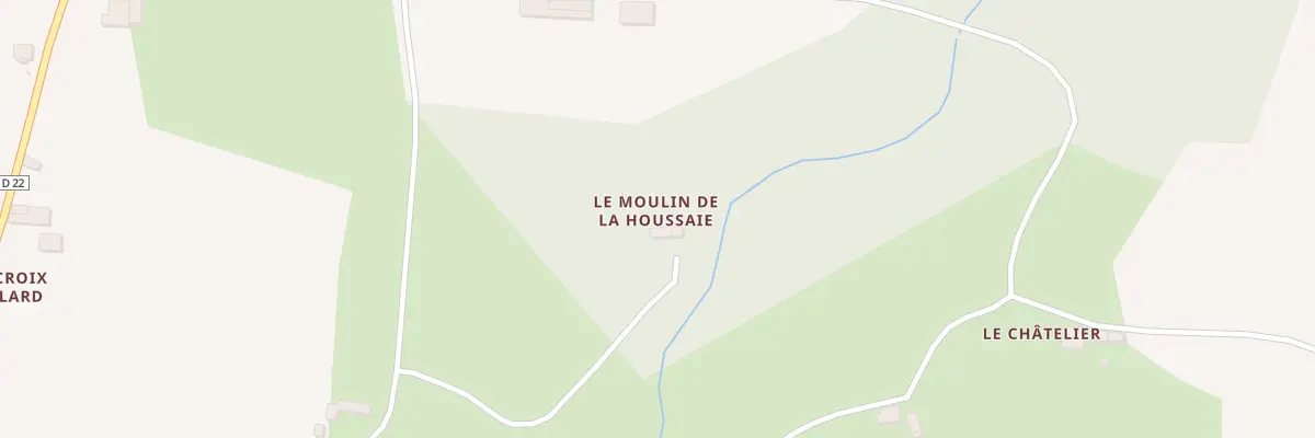 Plan du 20 Moulin de la Houssaie à Laurenan