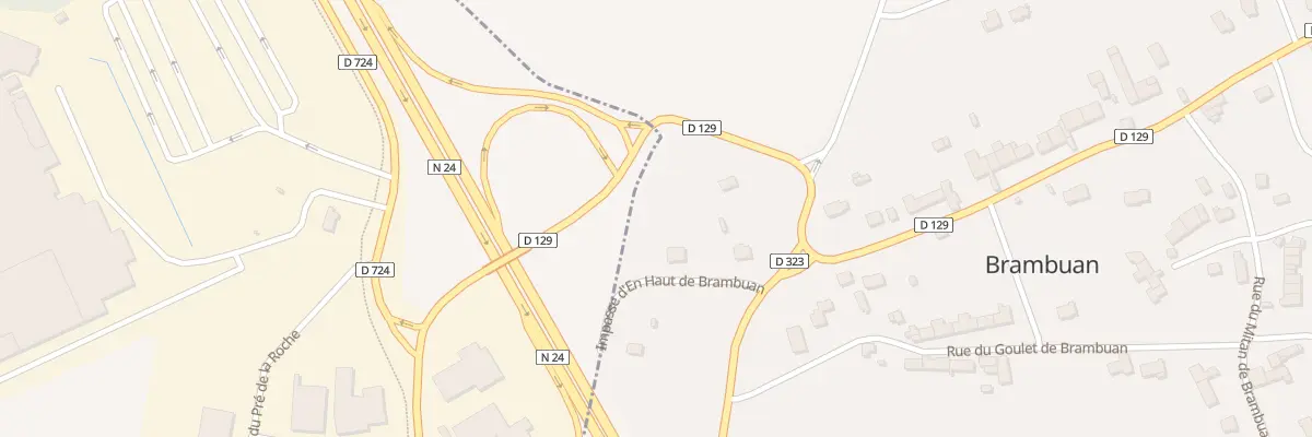 Plan du 1 Imp d’En Haut de Brambuan à La Croix-Helléan