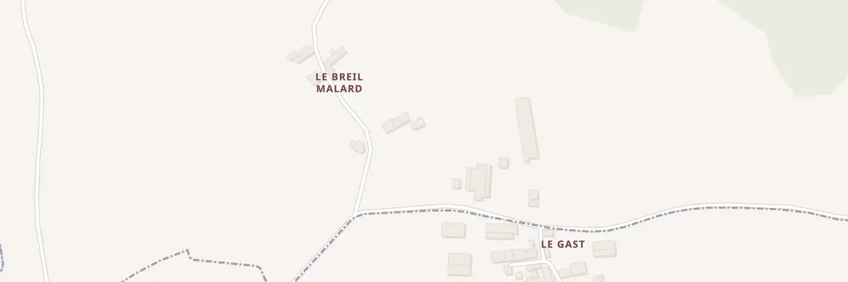 Plan du 5185 Le Breil Malard à Gomené