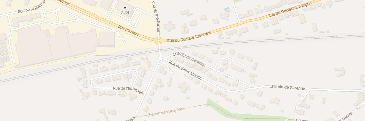 Plan du 3 Rue du Vieux Moulin à Lamballe-Armor