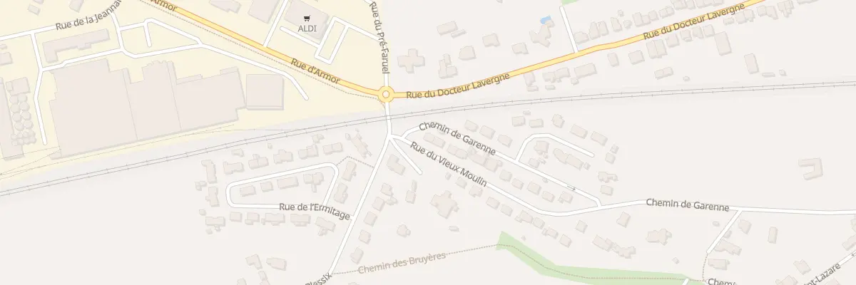 Plan du 1 Rue du Vieux Moulin à Lamballe-Armor