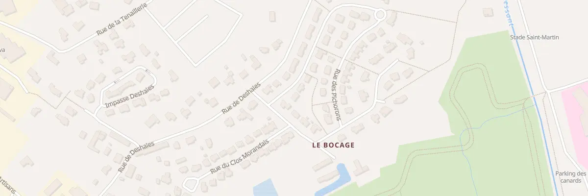 Plan du 4 Rue des Pichorons Maroue à Lamballe-Armor