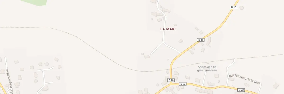 Plan du 5 La Mare à Laurenan