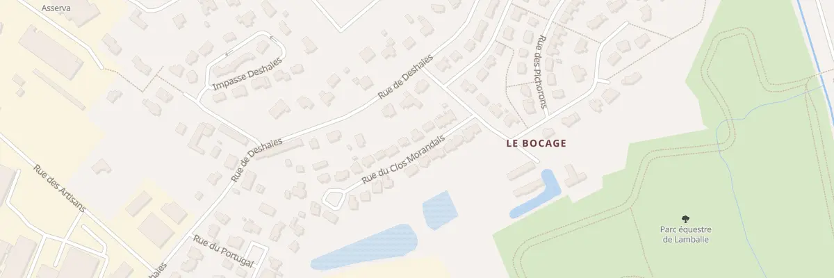 Plan du 16 Rue du Clos de Morandais Marou à Lamballe-Armor