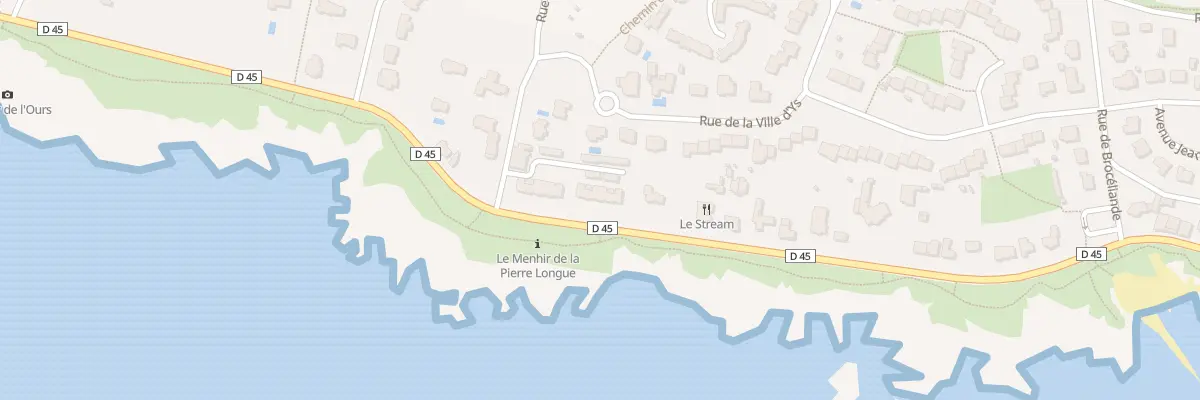 Plan du 34 Av de la Pierre Longue (Rd45) au Croisic