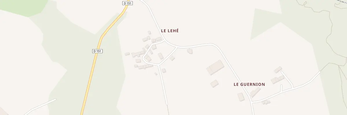Plan du 5218 Le Lehé à Saint-Servant