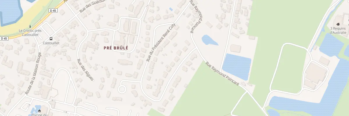 Plan du 8 Rue du President Rene Coty au Croisic