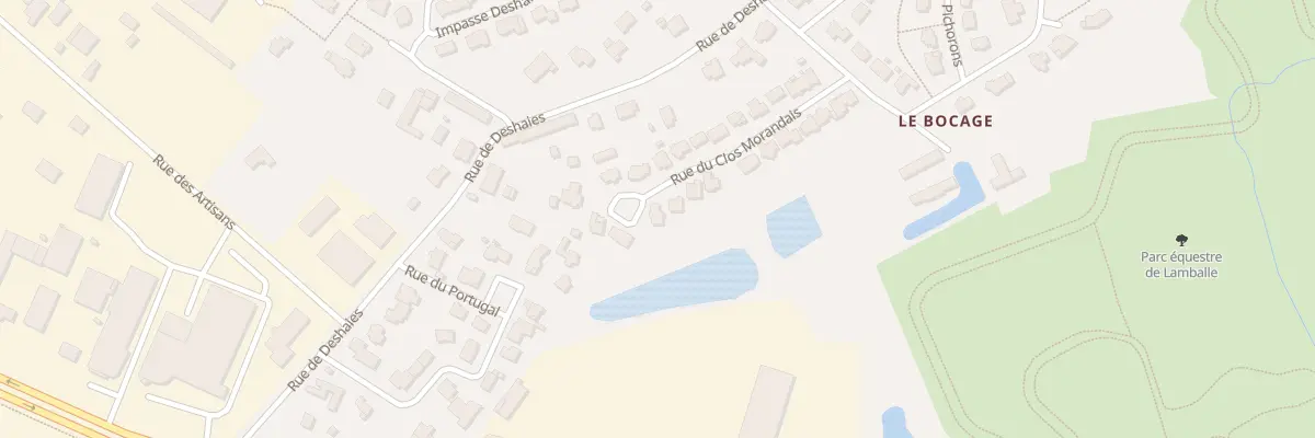 Plan du 23 Rue du Clos de Morandais Marou à Lamballe-Armor