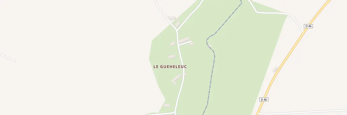 Plan du 12 Le Gueheleuc à Trébry