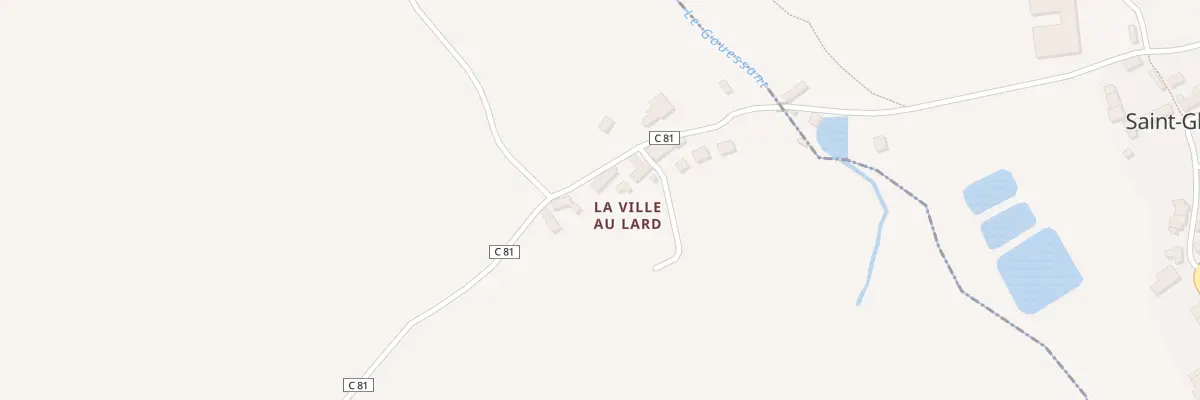 Plan du 4 La Ville au Lard à Trébry