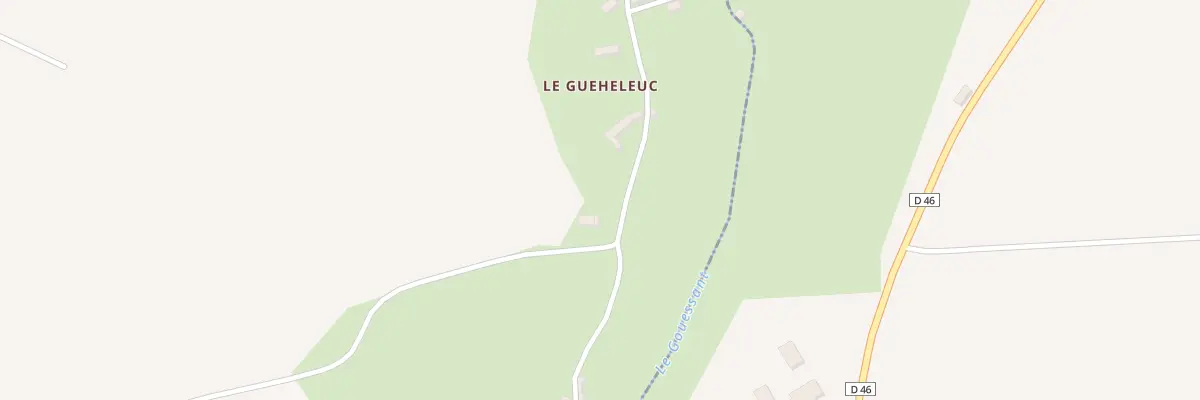 Plan du 18 Le Gueheleuc à Trébry