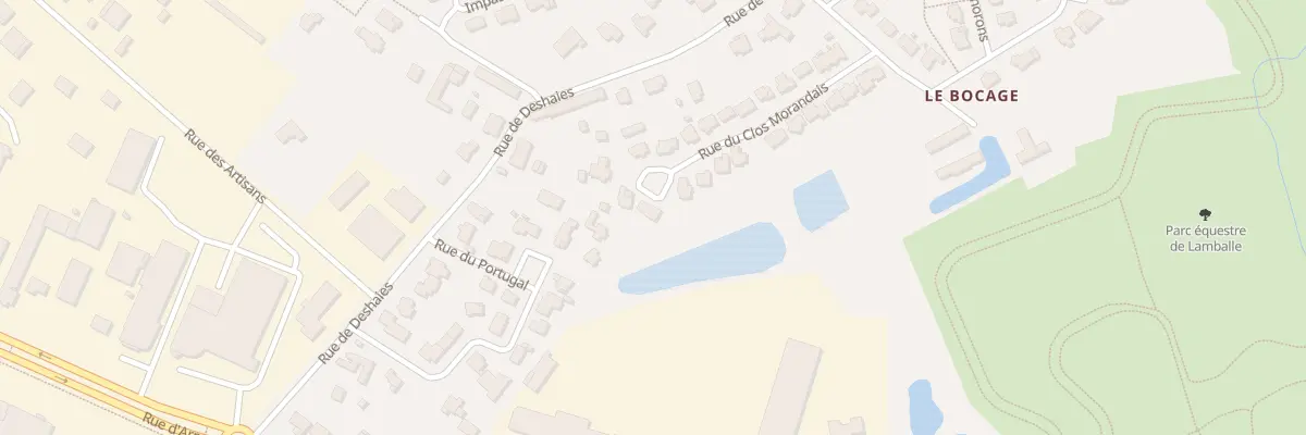 Plan du 34 Rue du Clos de Morandais Marou à Lamballe-Armor