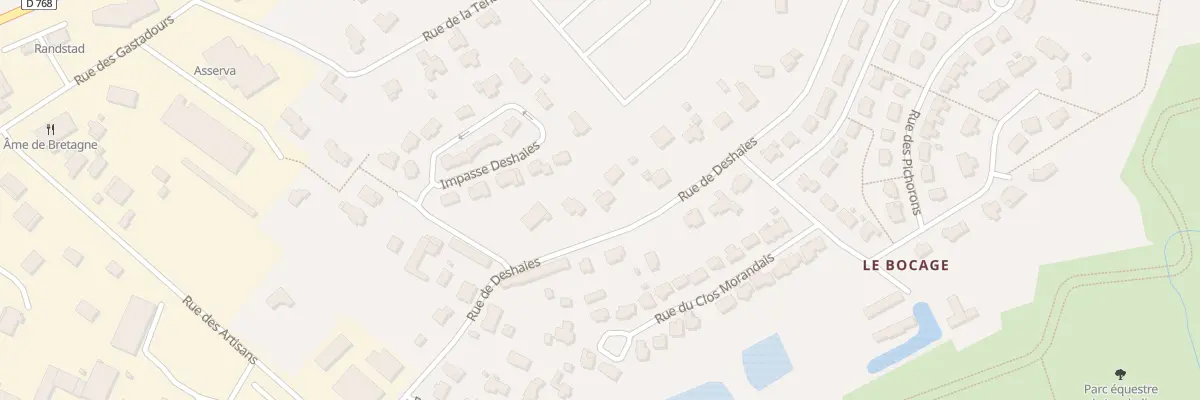 Plan du 29 Rue de Deshaies Maroue à Lamballe-Armor
