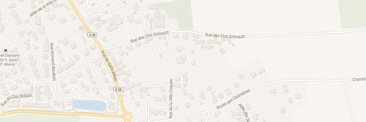 Plan du 20B Rue des Clos Grimault à Pléneuf-Val-André