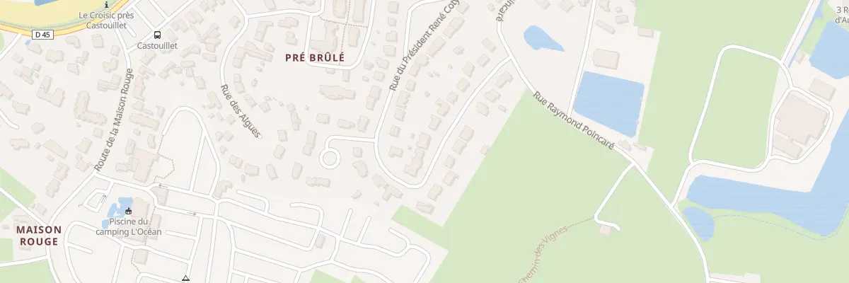 Plan du 16 Rue du President Rene Coty au Croisic