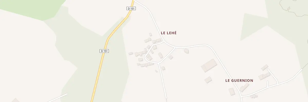 Plan du 5615 Le Lehé à Saint-Servant
