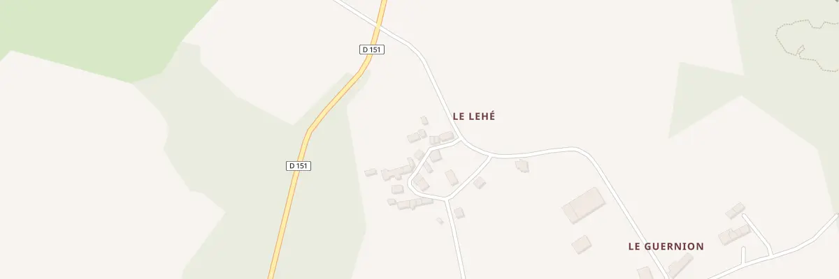Plan du 5211 Le Lehé à Saint-Servant
