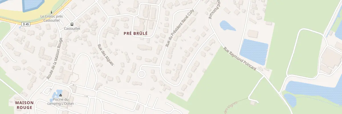 Plan du 24 Rue du President Rene Coty au Croisic