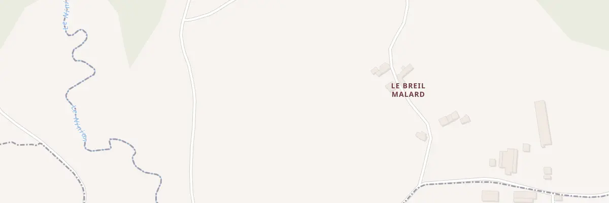 Plan du 5421 Le Breil Malard à Gomené
