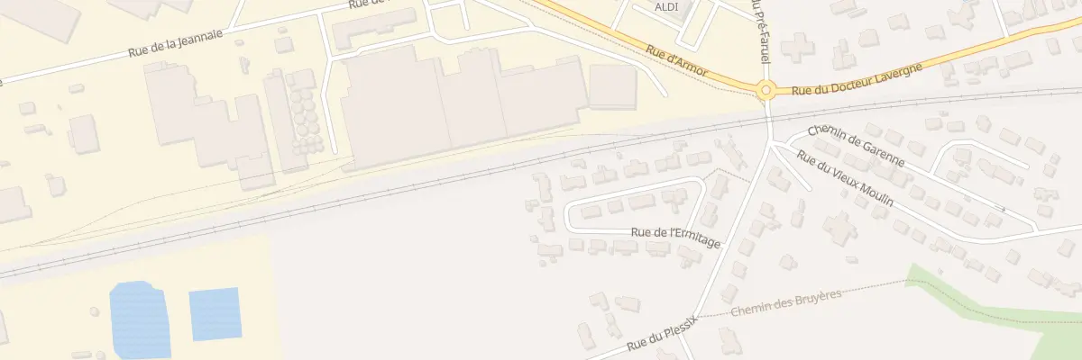Plan du 34 Rue de l’Ermitage à Lamballe-Armor