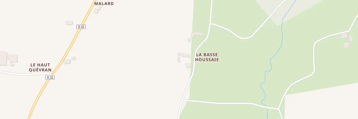 Plan du 5 Basse Houssaie à Laurenan