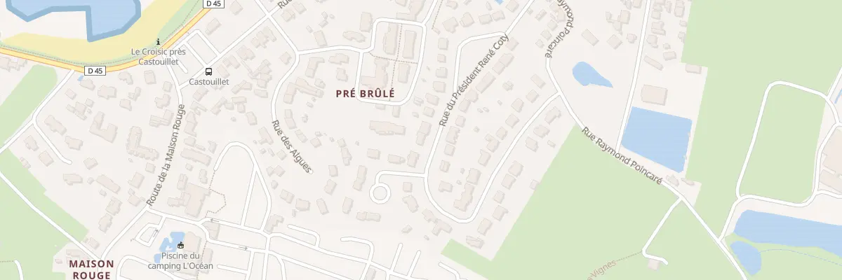 Plan du 29 Rue du President Rene Coty au Croisic