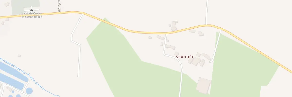 Plan du 2 Le Scahouët à La Vraie-Croix