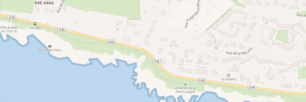 Plan du 40B Av de la Pierre Longue (Rd45) au Croisic