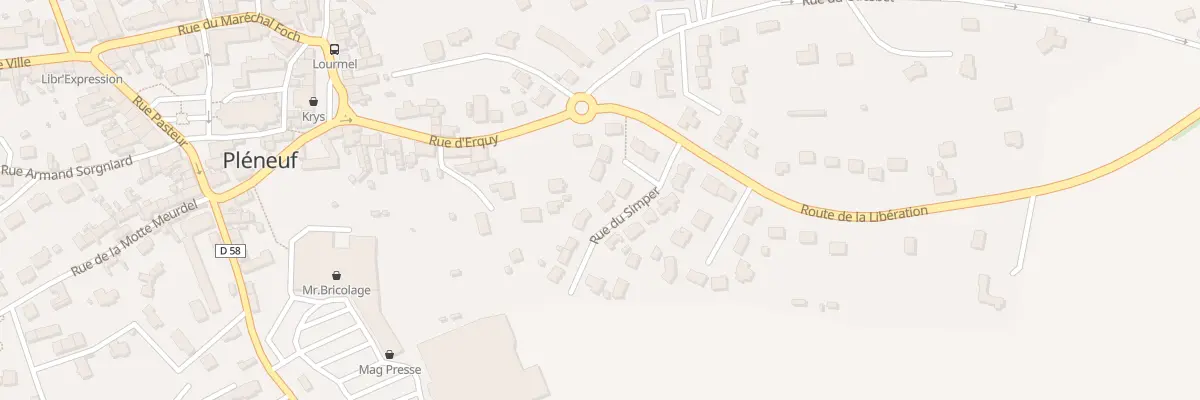 Plan du 14 Rue du Simper à Pléneuf-Val-André