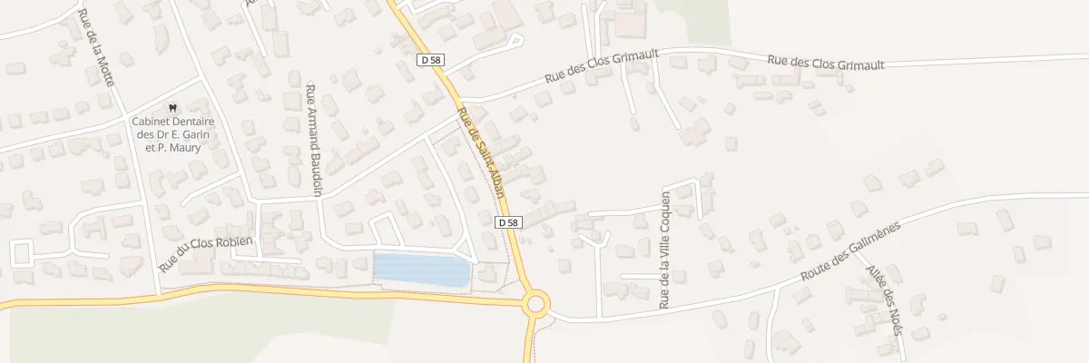 Plan du 33B Rue de Saint-Alban à Pléneuf-Val-André