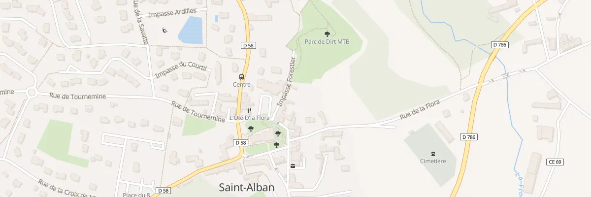Plan du 10 Imp Forestier à Saint-Alban