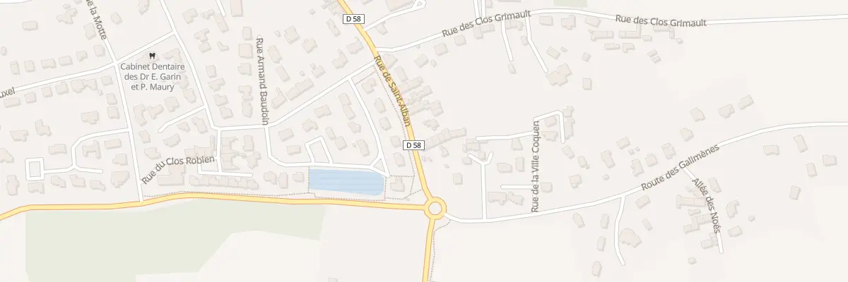 Plan du 41 Rue de Saint-Alban à Pléneuf-Val-André