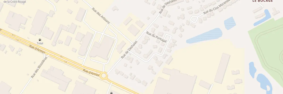 Plan du 10B Rue de Deshaies Maroue à Lamballe-Armor